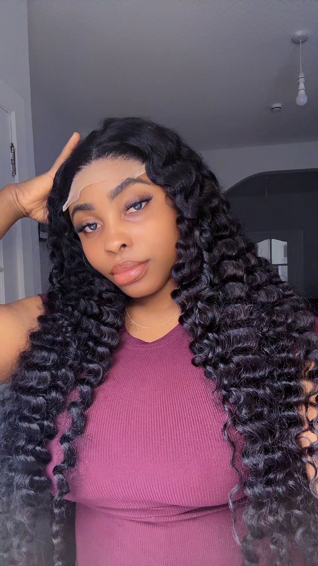 32 inches high quality deep wave with 5by5 closure