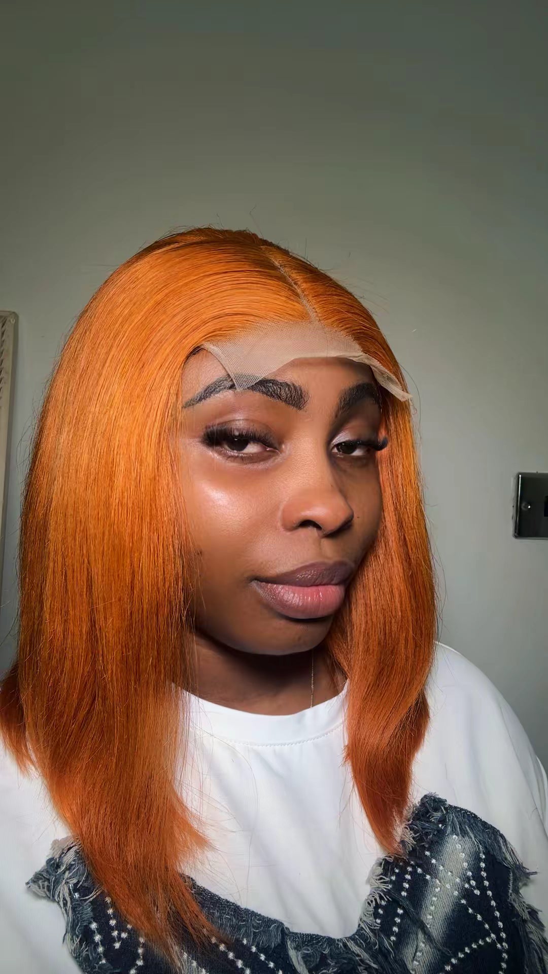 12 inches short straight hair