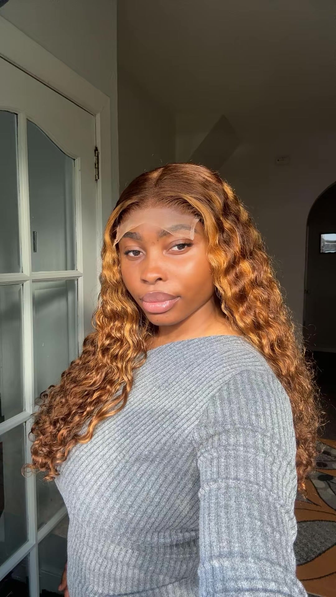 24” SDD water curls with 5by5 closure