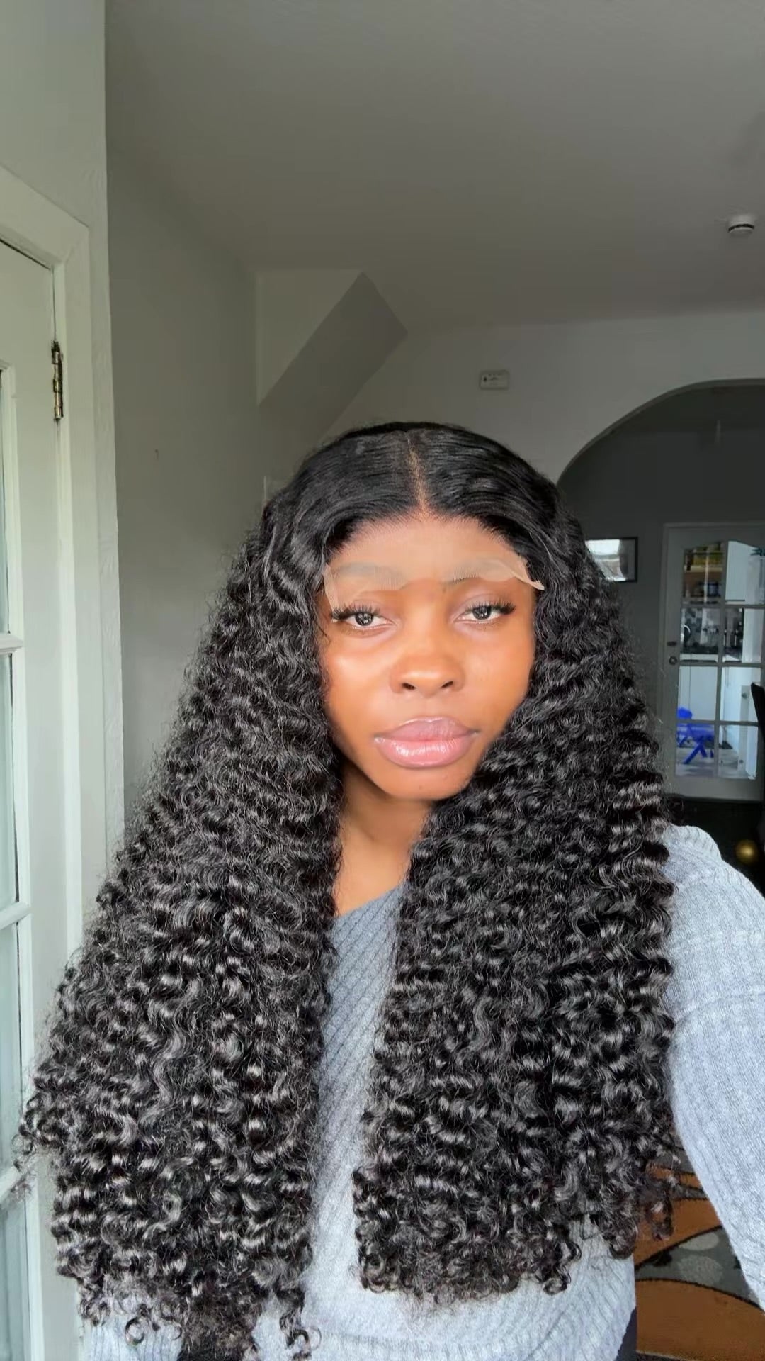 28” SDD Burmese curls with 5by5 closure