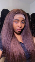 30 inches yarki brown color with frontal