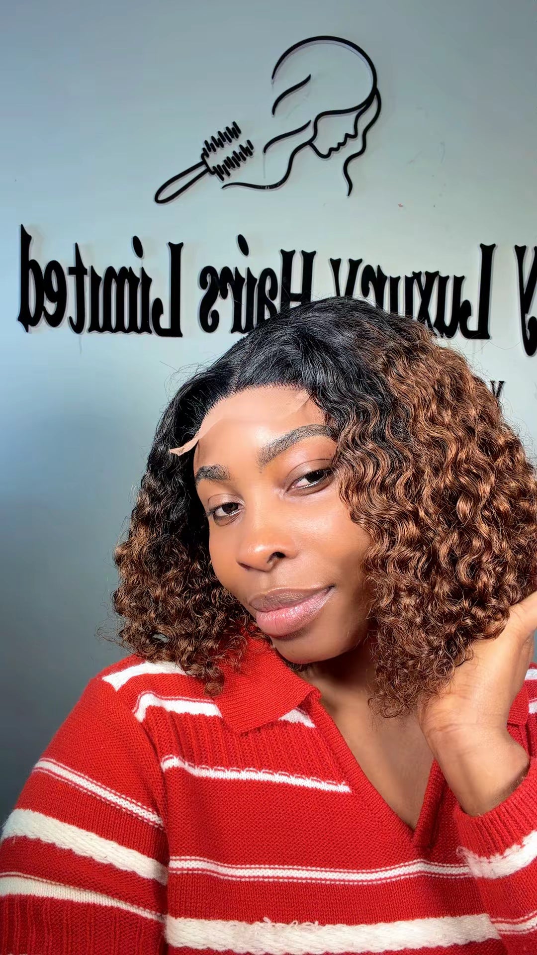 12” amazing curls with 4x4 closure