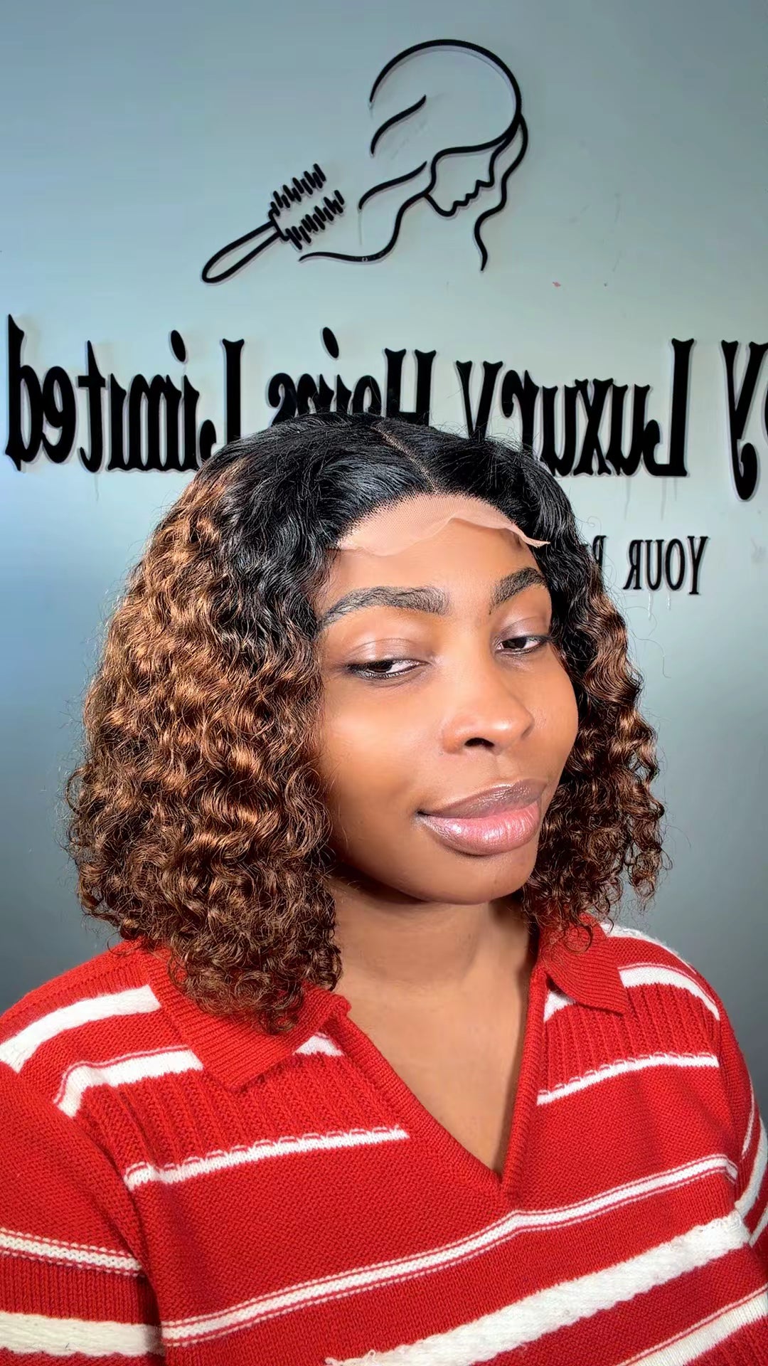 12” amazing curls with 4x4 closure