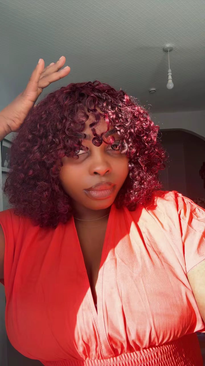 High quality Pixie curls fringe ￼