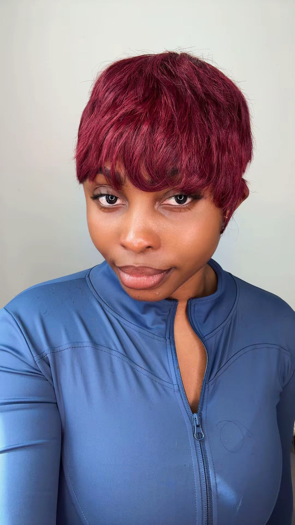 Hand made pixie cut glueless