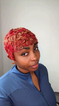 Hand made pixie cut