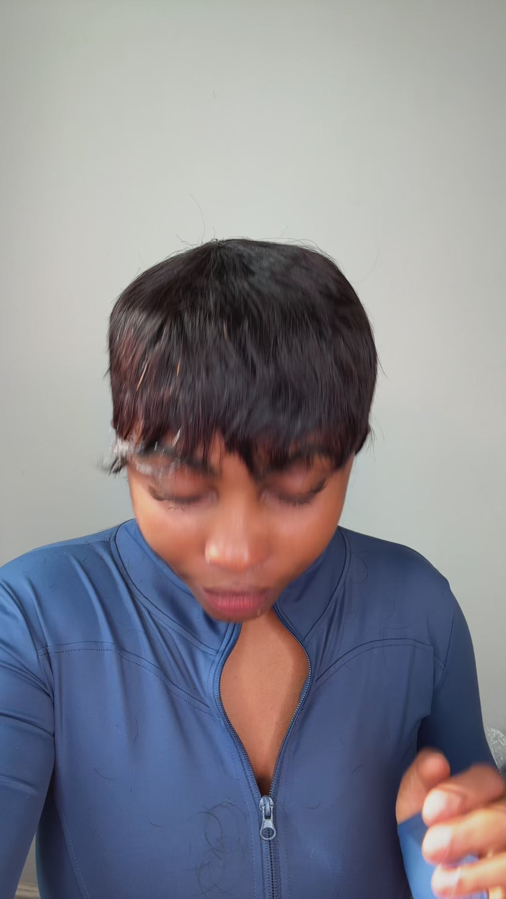 Hand made pixie cut glueless