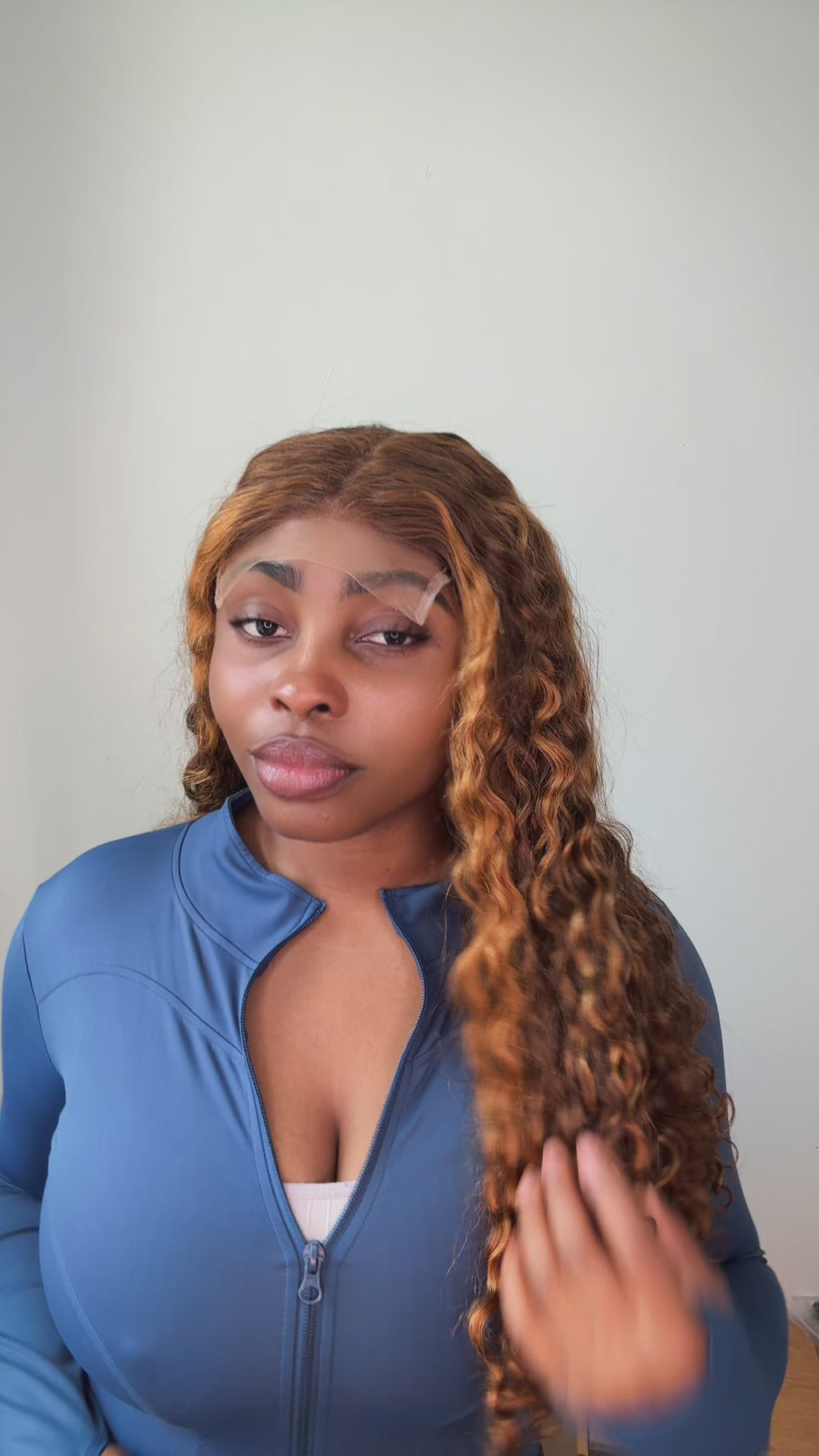 24” SDD water curls with 5by5 closure